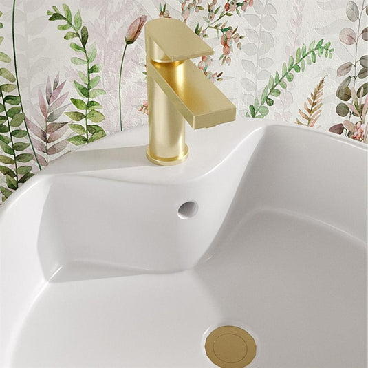 Eastbrook Westbury Basin Tap with Waste Brushed Brass | 93.1039