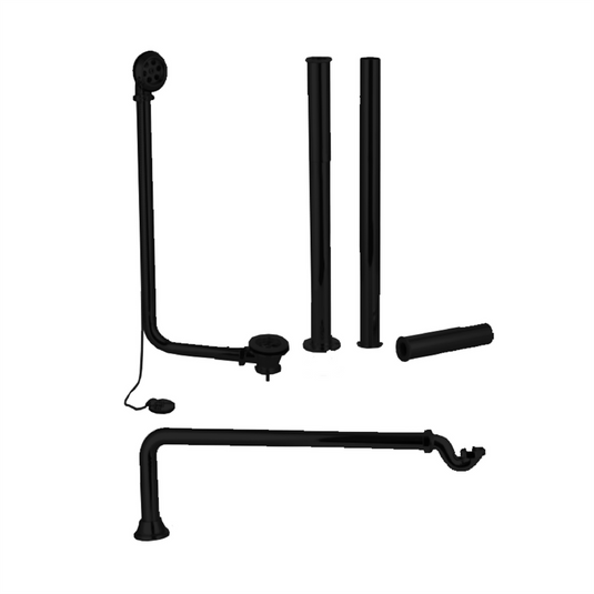 Eastbrook Roll Top Bath Waste Pack Black | 98.0031