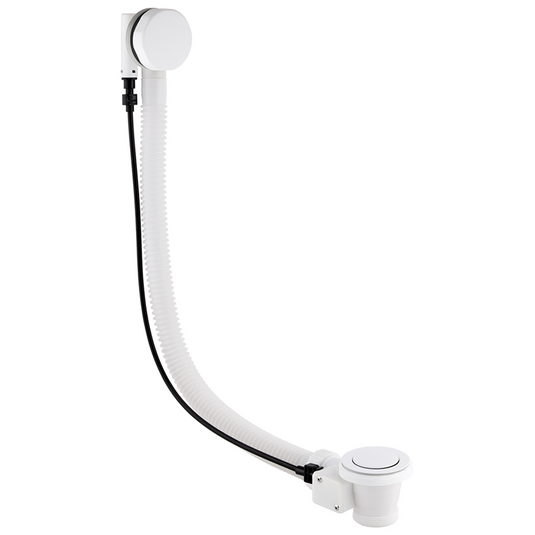 Eastbrook Bath Pop Up Waste & Overflow Matt White | 98.1002