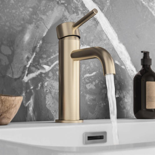 Eastbrook Meriden Basin Mono Tap with Waste Brushed Brass | 98.2003