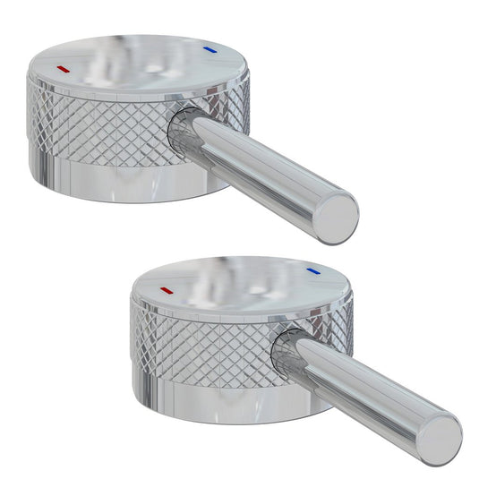 Eastbrook Meriden Half Knurling Tap Handle Freestanding Bath Tap Single Chrome | 98.2064
