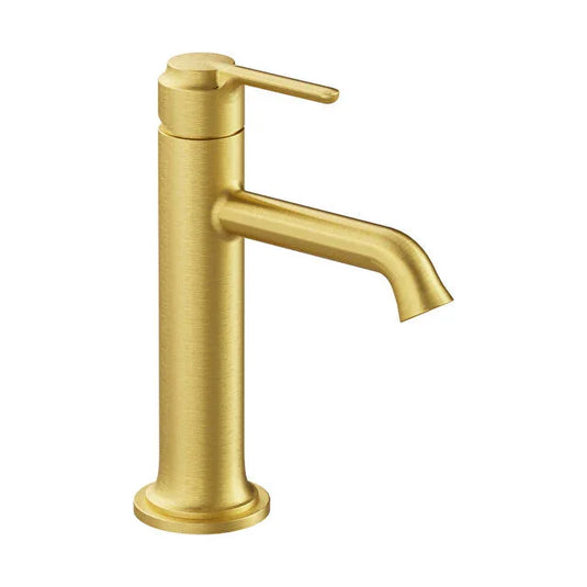 VitrA Origin Classic Basin Mixer (Top Handle) - Brushed Gold - A4288025 - Envy Bathrooms Ltd