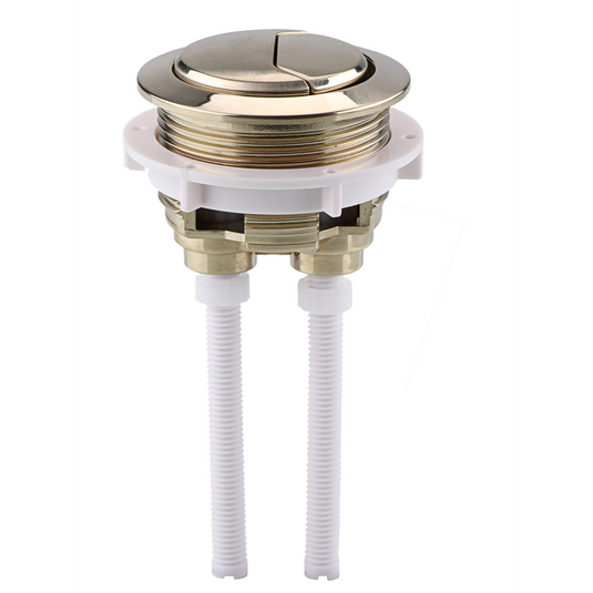 JTP Close Couple Flush Button 48mm Brushed Brass | CCFB48BBR