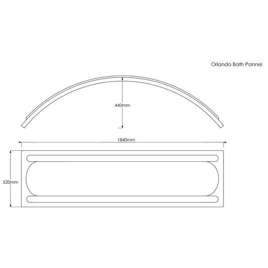 Trojan Orlando 1500 x 1020mm Corner Bath with Panel (RH) - Envy Bathrooms Ltd