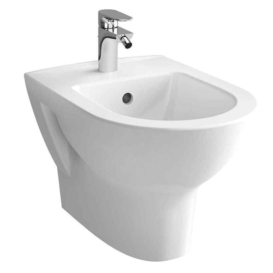 Vitra Zentrum Wall Hung Bidet - 360mm Wide - White - Envy Bathrooms Ltd