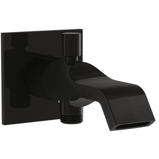 VitrA Suit Wall Mounted Bath/Shower Spout - Gloss Black - A4291839 - Envy Bathrooms Ltd