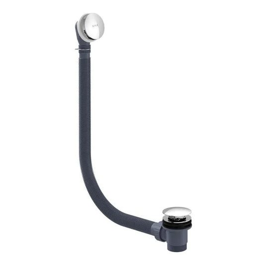 VitrA Round Bath Waste - Chrome - 5704106 - Envy Bathrooms Ltd