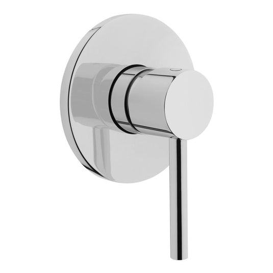 VitrA AquaCare Round Built-in Stop Mixer Valve | Chrome | A41457EXP - Envy Bathrooms Ltd