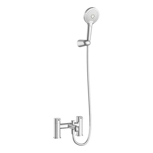 VitrA Minimax S 2-Hole Bath/Shower Mixer - Chrome - A42410VUK - Envy Bathrooms Ltd