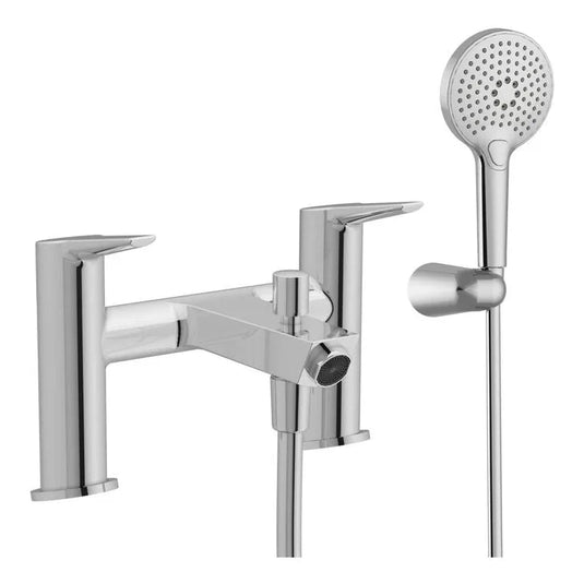 VitrA Solid S Bath/Shower Mixer - Chrome - A42417VUK - Envy Bathrooms Ltd
