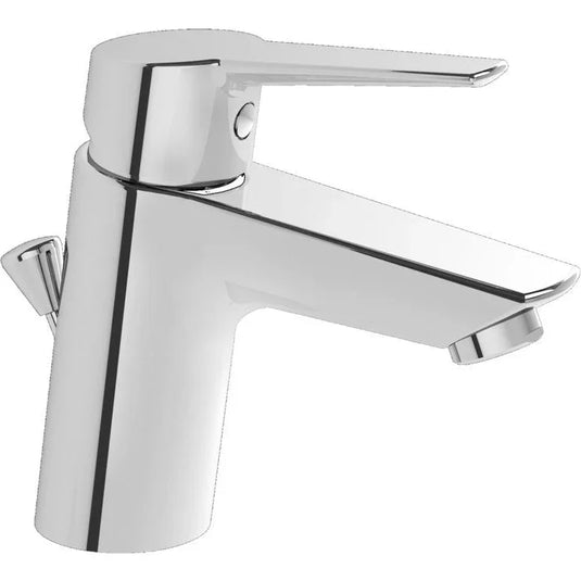 VitrA Solid S Basin Mixer With Waste Lever - Chrome - A42441VUK - Envy Bathrooms Ltd