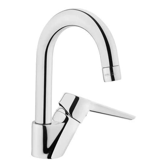 VitrA Solid S Swivel Basin Mixer - Chrome - A42442VUK - Envy Bathrooms Ltd