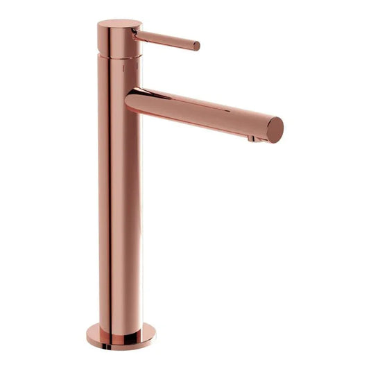 VitrA Origin Tall Basin Mixer - Soft Copper - A4255729VUK - Envy Bathrooms Ltd