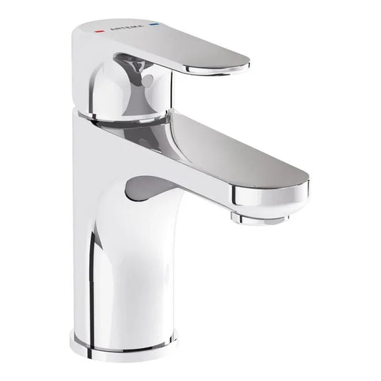 VitrA Root Round Compact Basin Mixer - Chrome - A42705VUK - Envy Bathrooms Ltd