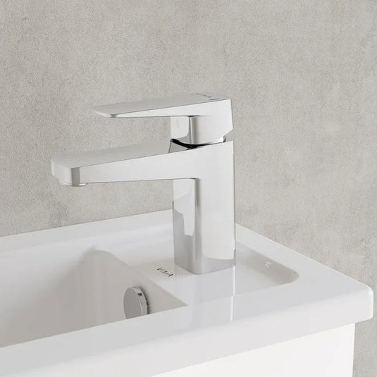 VitrA Root Square Compact Basin Mixer - Chrome - A42732VUK - Envy Bathrooms Ltd