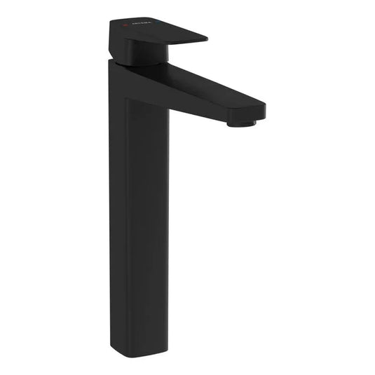 VitrA Root Square Tall Basin Mixer - Matt Black - A4273336VUK - Envy Bathrooms Ltd