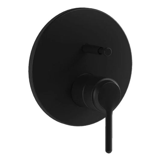 VitrA Origin Classic Integrated Bath Mixer Valve - Matt Black - A4289536 - Envy Bathrooms Ltd