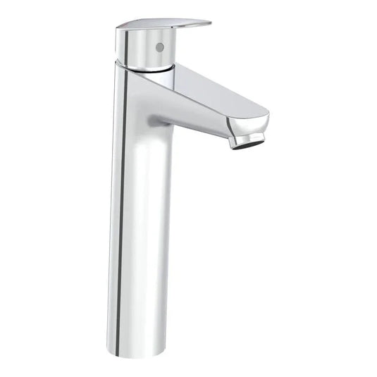 VitrA Flow Round Tall Basin Mixer - Chrome - A42927VUK - Envy Bathrooms Ltd
