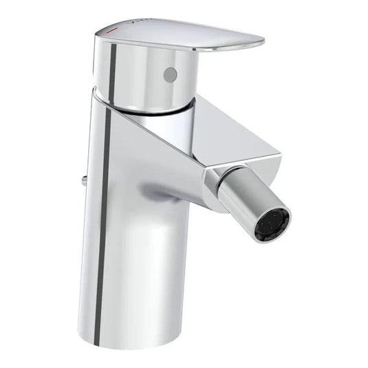 VitrA Flow Round Bidet Mixer - Chrome - A42933VUK - Envy Bathrooms Ltd