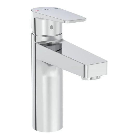 VitrA Flow Square Large Basin Mixer - Chrome - A42938VUK - Envy Bathrooms Ltd