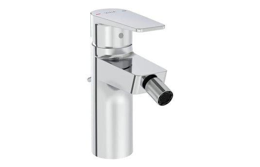 VitrA Flow Square Bidet Mixer - Chrome - A42941VUK - Envy Bathrooms Ltd
