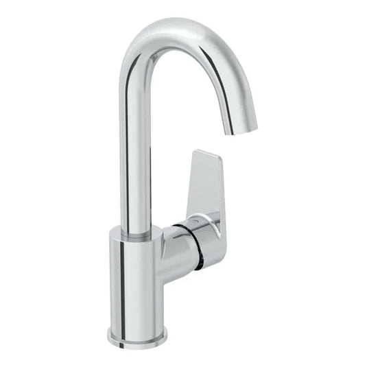VitrA Flow Square Swivel Basin Mixer - Chrome - A43165VUK - Envy Bathrooms Ltd