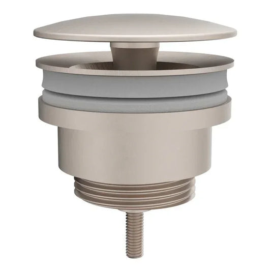 VitrA Universal Waste (Free-Flowing) - Brushed Nickel - A4514834 - Envy Bathrooms Ltd