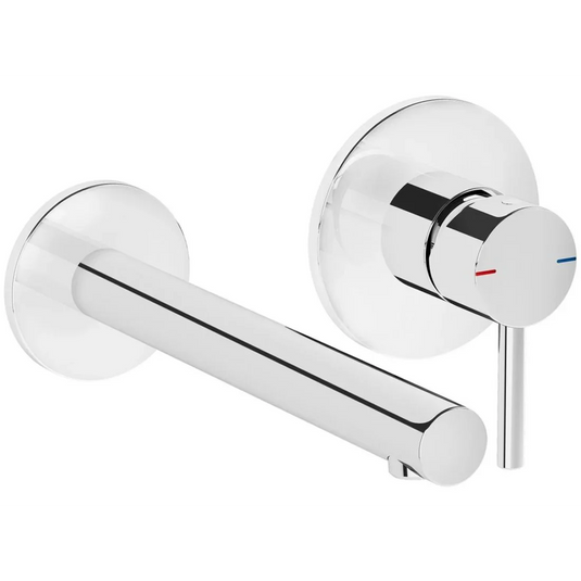 VitrA Origin Wall Mounted 2-Hole Basin Mixer - Chrome - A42581 - Envy Bathrooms Ltd