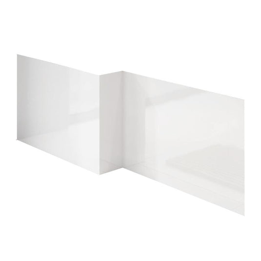 Abacus Vessini L Shaped Shower Bath Front Panel - VEBP-25-177F - Envy Bathrooms Ltd
