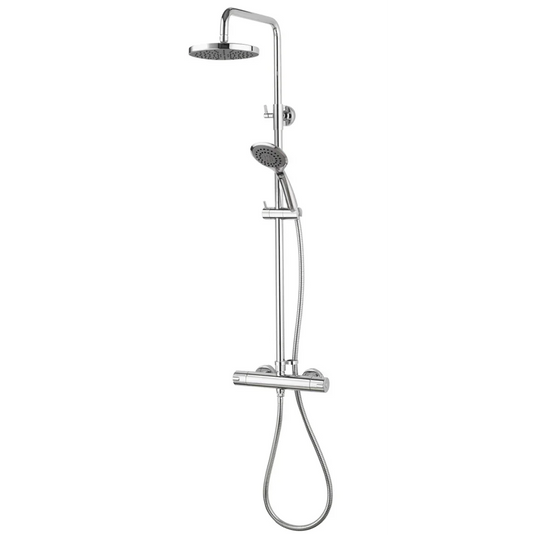 Aqualisa AQ Dual Outlet Thermostatic Shower with Cool Touch - Chrome - AQ150BAR2 - Envy Bathrooms Ltd