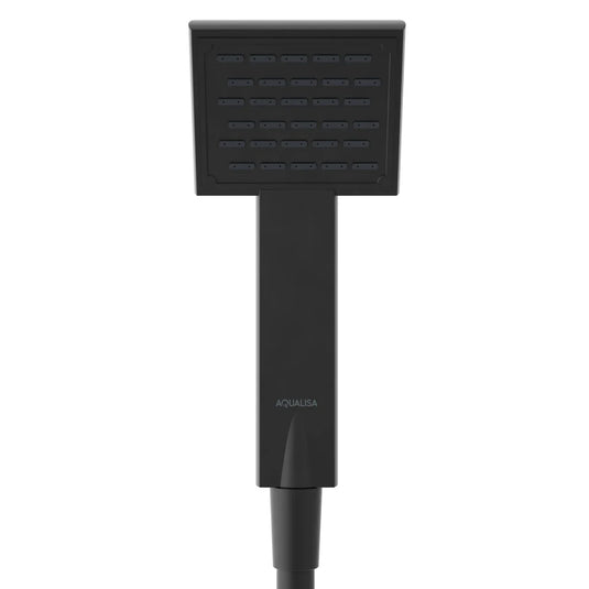 Aqualisa AQ Square Shower Column with Cool Touch for HP/Combi use - Matt Black - AQSQBAR2.MB - Envy Bathrooms Ltd