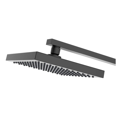 Aqualisa AQ Square Shower Column with Cool Touch for HP/Combi use - Matt Black - AQSQBAR2.MB - Envy Bathrooms Ltd