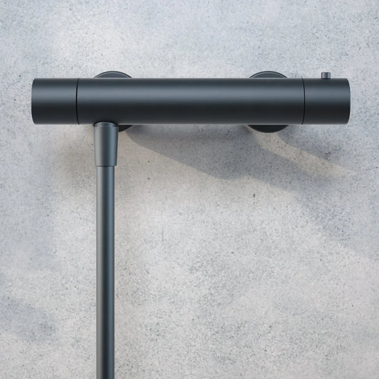 Aqualisa AQ Thermostatic Bar Valve with Cool Touch - Matt Black - AQ75BAR1.MB - Envy Bathrooms Ltd