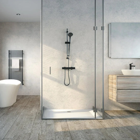 Aqualisa AQ Thermostatic Bar Valve with Cool Touch - Matt Black - AQ75BAR1.MB - Envy Bathrooms Ltd