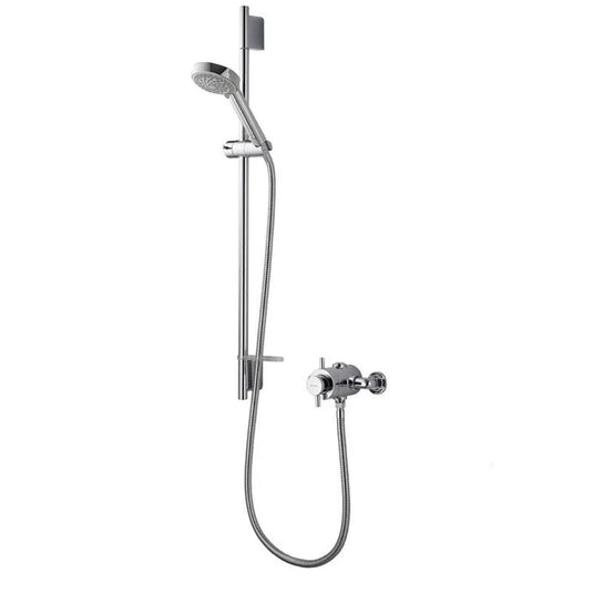 Aqualisa Aspire DL Exposed Shower & 105mm Harmony Head - Chrome - ASP001EA - Envy Bathrooms Ltd