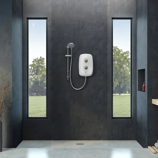 Aqualisa Evolve 9.5KW Electric Shower Kit - Arctic White - VOPZ26 - Envy Bathrooms Ltd