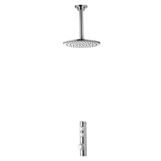 Aqualisa iSystem Smart Shower Concealed with Ceiling Fix Head - Gravity Pumped - Chrome - ISD.A2.BFC.23 - Envy Bathrooms Ltd