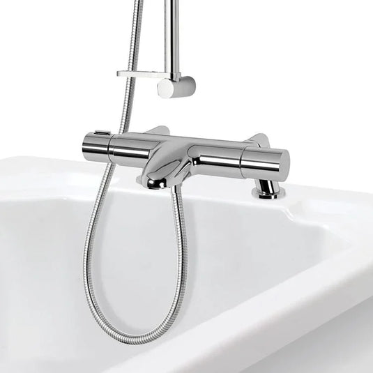 Aqualisa Midas 110 Exposed Bath Shower Mixer - Chrome - MD110BSM - Envy Bathrooms Ltd