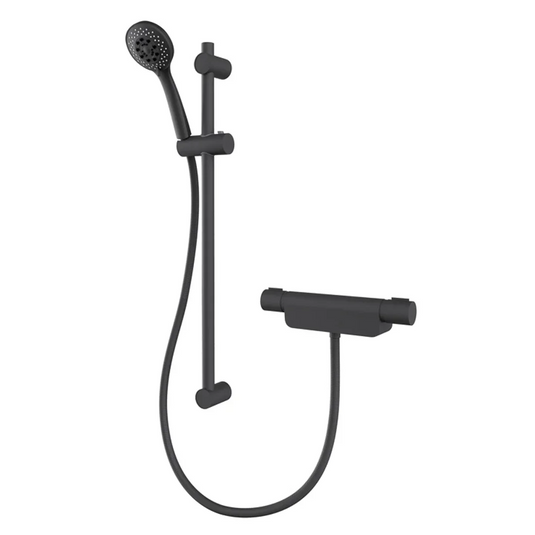 Aqualisa Midas 220 Bar Mixer Shower - Matt Black - MD220S.MB - Envy Bathrooms Ltd