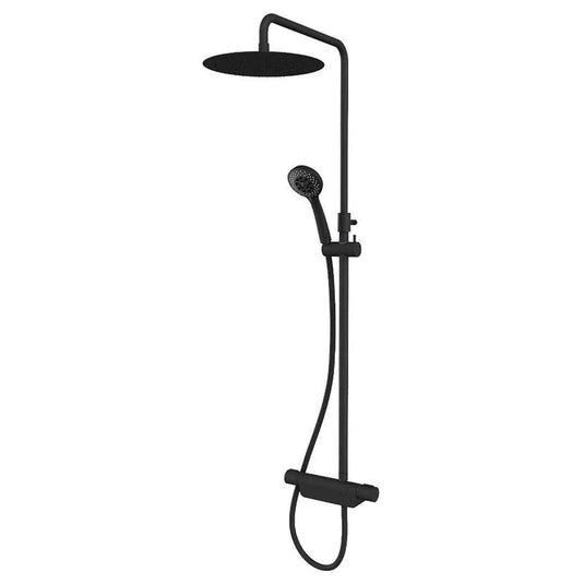 Aqualisa Midas 220 Shower With Dual Outlet Shower Valve - Matt Black - MD220SC.MB - Envy Bathrooms Ltd