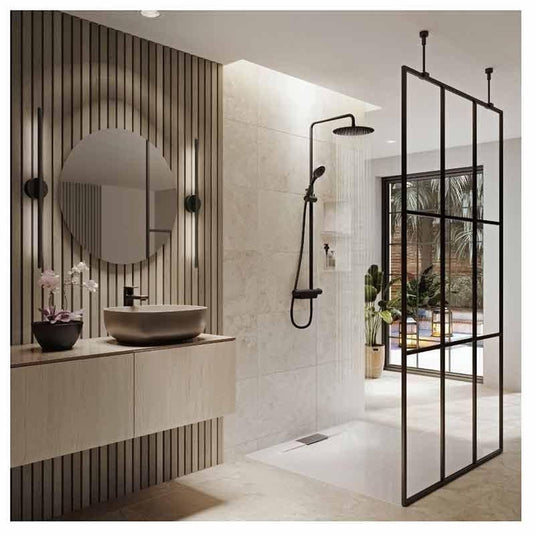 Aqualisa Midas 220 Shower With Dual Outlet Shower Valve - Matt Black - MD220SC.MB - Envy Bathrooms Ltd
