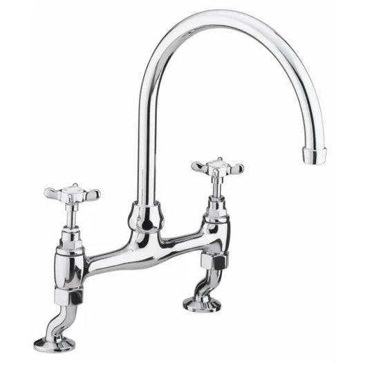 Bristan 1901 Bridge Kitchen Mixer Chrome | N DSM C - Envy Bathrooms Ltd