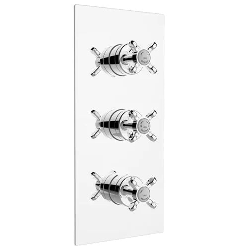 Bristan 1901 Concealed Dual Control Shower Valve with Twin Stopcocks | N2 SHC3STP C - Envy Bathrooms Ltd