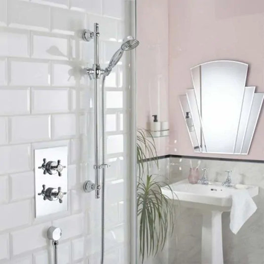 Bristan 1901 Mixer Shower with Adjustable Kit Chrome | 1901 SHWR PK - Envy Bathrooms Ltd