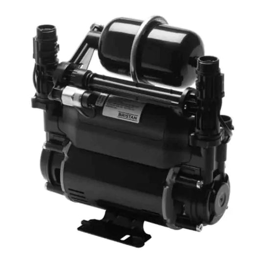 Bristan 2.0 Bar Twin End Negative Head Shower Pump Black | ST NHPUMP 20TN - Envy Bathrooms Ltd