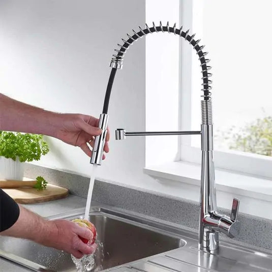 Bristan Axia Pull Out Kitchen Tap Chrome | AX PROSNK C - Envy Bathrooms Ltd