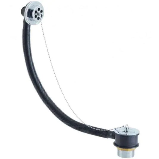 Bristan Bath Waste Plug & Chain Chrome | W BATH11 C - Envy Bathrooms Ltd