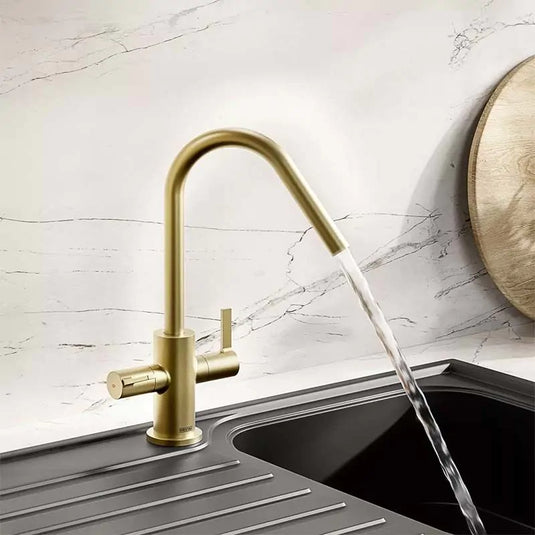 Bristan Cashew Easyfit Monobloc Kitchen Mixer Brushed Brass | CSH EFSNK BB - Envy Bathrooms Ltd
