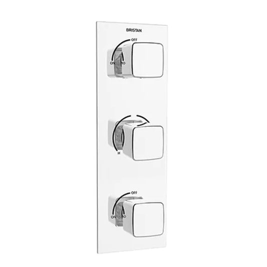 Bristan Cobalt Concealed Dual Control Shower Valve Chrome | COB SHC3STP C - Envy Bathrooms Ltd