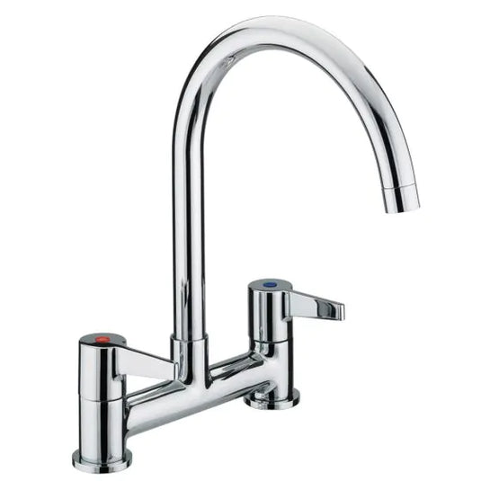 Bristan Design Utility Lever Kitchen Mixer Chrome | DUL DSM C - Envy Bathrooms Ltd
